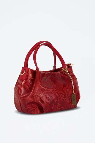 Leren Handtas Clarissa - Rood