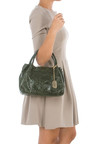 Leren Handtas Clarissa - Groen
