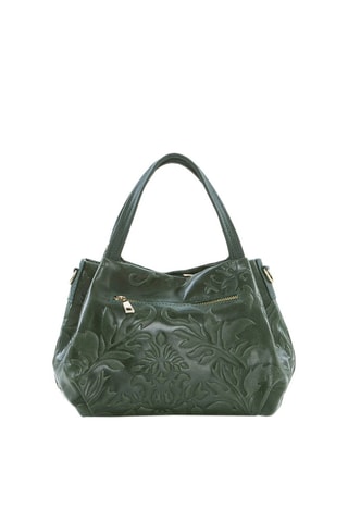 Leren Handtas Clarissa - Groen