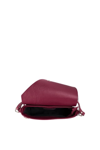 Leren Schoudertas Lola - Donkerrood