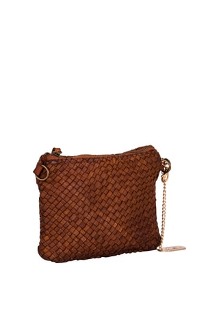 Leren Schoudertas Laura - Camel