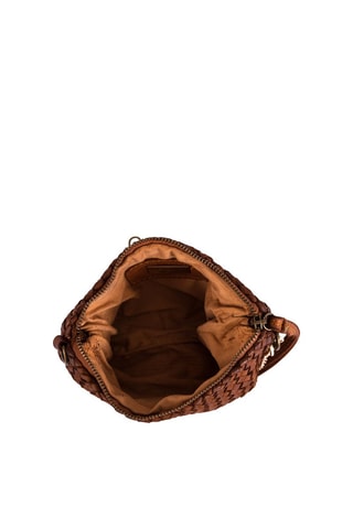 Leren Schoudertas Laura - Camel