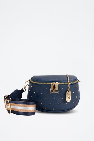 Leren Schoudertas Spring Summer 2026 - Marineblauw