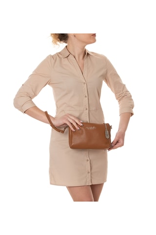 Leren Clutch Spring Summer 2026 - Camel