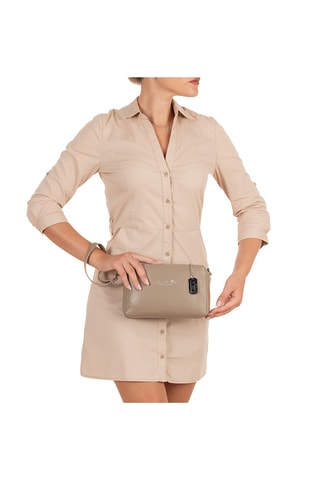 Leren Clutch Spring Summer 2026 - Taupe