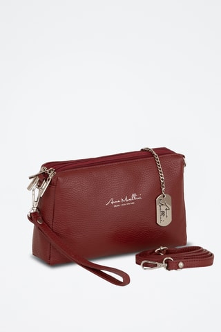 Leren Clutch Spring Summer 2026 - Bordeauxrood