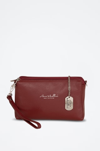 Leren Clutch Spring Summer 2026 - Bordeauxrood