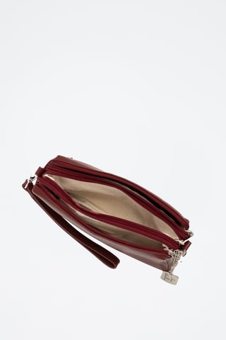 Leren Clutch Spring Summer 2026 - Bordeauxrood