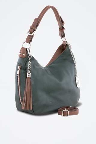 Leren Handtas Fiorella - Groen