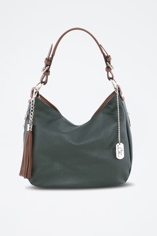 Leren Handtas Fiorella - Groen