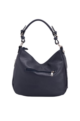 Leren Handtas Fiorella - Marineblauw