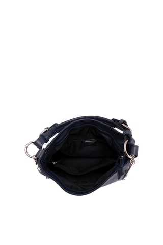 Leren Handtas Fiorella - Marineblauw