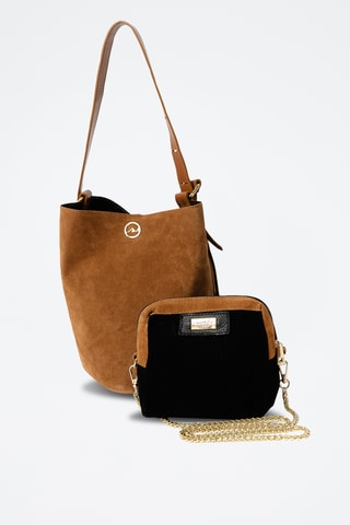 Leren Handtas Pierina - Camel
