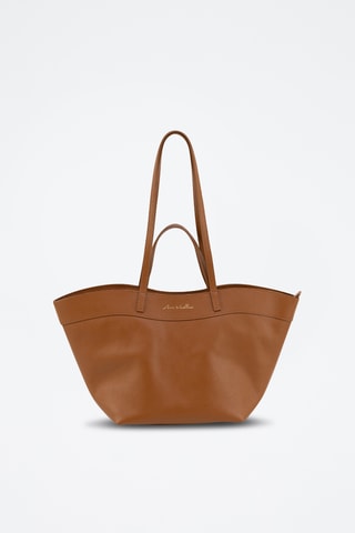Leren Handtas Lizetta - Camel