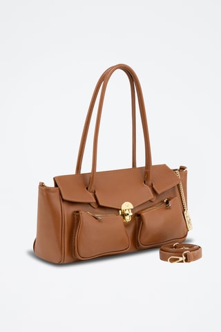Leren Handtas Viresta - Camel