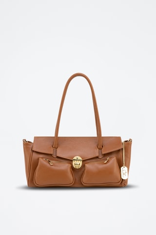 Leren Handtas Viresta - Camel