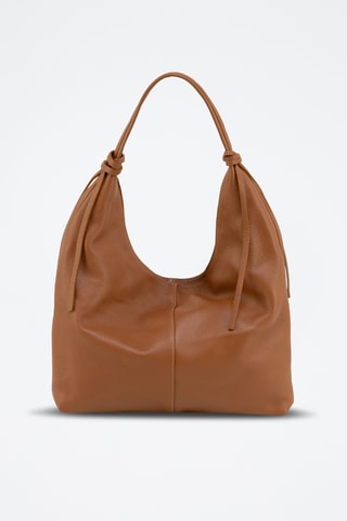 Leren Trendy Handtas Fidelia - Camel