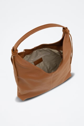 Leren Trendy Handtas Fidelia - Camel