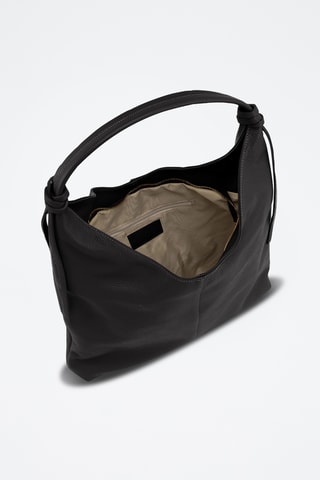 Leren Trendy Handtas Fidelia - Zwart