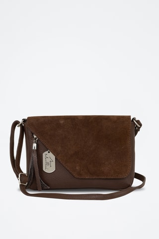 Leren Handtas Doviana - Donkerbruin