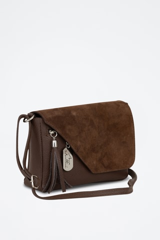 Leren Handtas Doviana - Donkerbruin