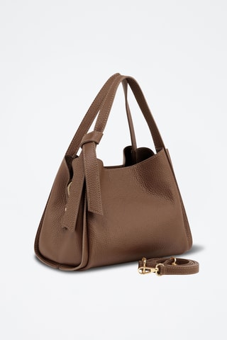 Leren Trendy Handtas Ortiano - Bruin