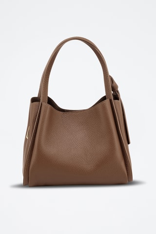 Leren Trendy Handtas Ortiano - Bruin