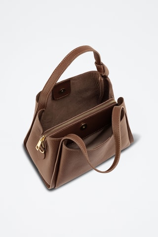 Leren Trendy Handtas Ortiano - Bruin