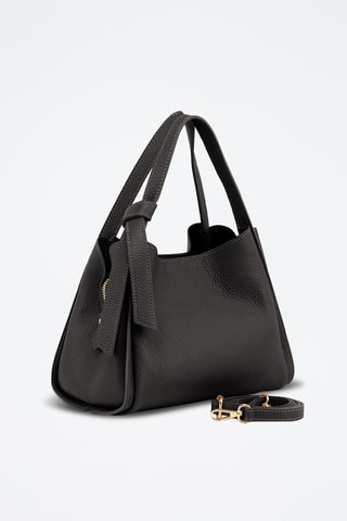 Leren Trendy Handtas Ortiano - Zwart