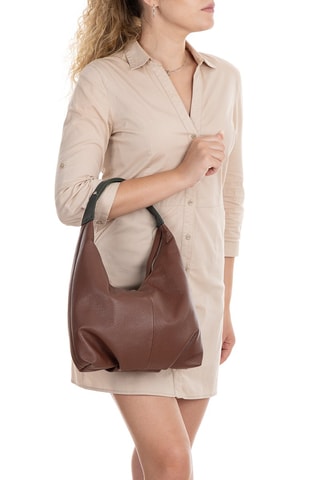 Leren Handtas Ofelia - Bruin