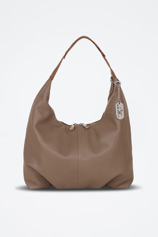 Leren Handtas Ofelia - Taupe
