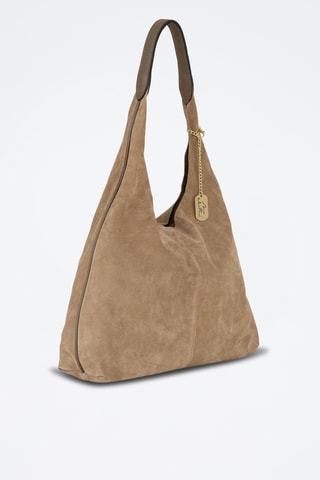 Leren Trendy Handtas Darizita - Beige