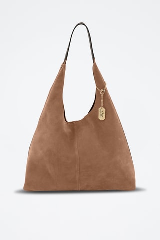 Leren Trendy Handtas Darizita - Taupe