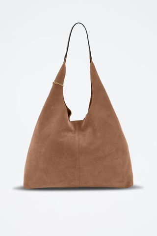 Leren Trendy Handtas Darizita - Taupe