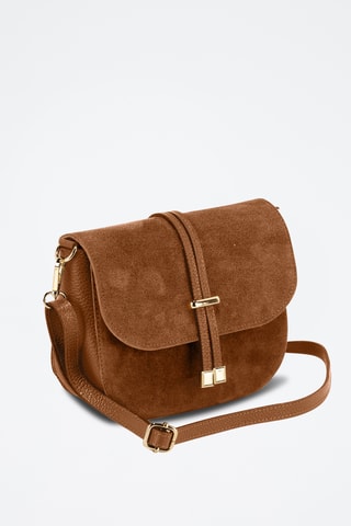 Leren Handtas Varallo - Camel