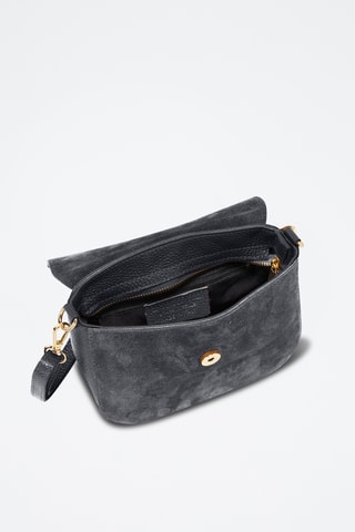 Leren Handtas Varallo - Grijs
