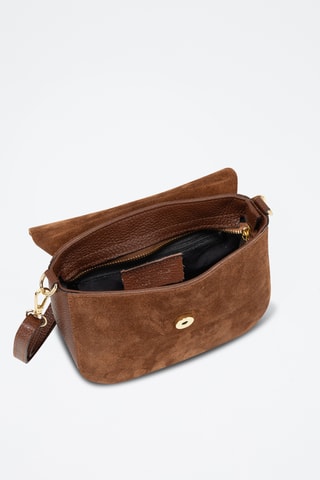 Leren Handtas Varallo - Bruin