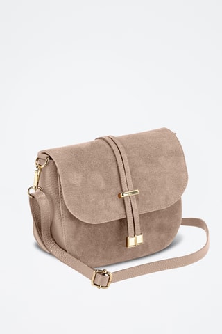 Leren Handtas Varallo - Taupe