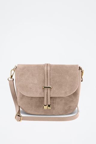 Leren Handtas Varallo - Taupe