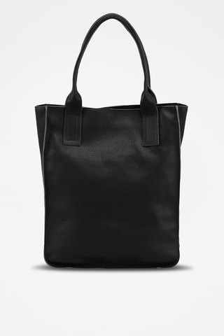 Leren Trendy Handtas Pimelia - Zwart