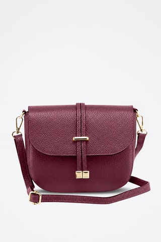 Leren Trendy Handtas Avezzano - Bordeauxrood