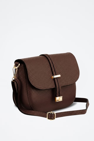 Leren Trendy Handtas Avezzano - Donkerbruin