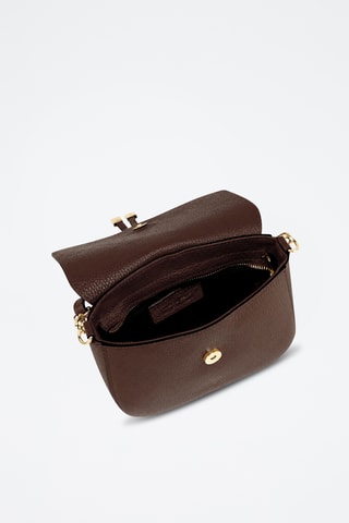 Leren Trendy Handtas Avezzano - Donkerbruin