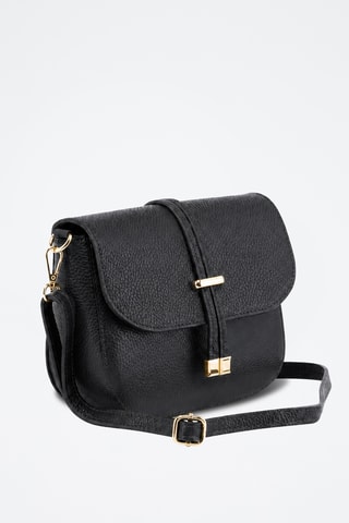 Leren Trendy Handtas Avezzano - Zwart