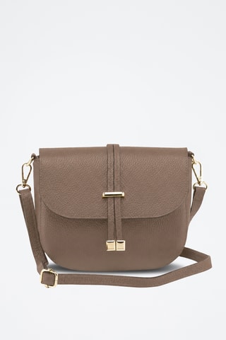 Leren Trendy Handtas Avezzano - Taupe