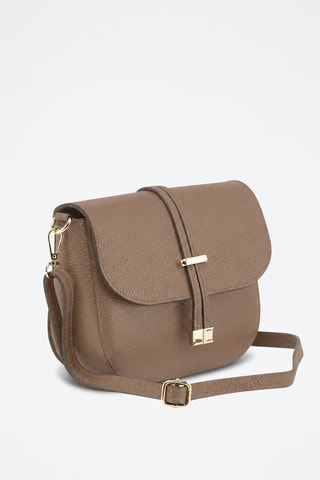 Leren Trendy Handtas Avezzano - Taupe