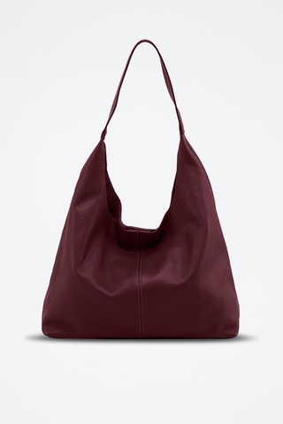 Leren Trendy Handtas Briana - Bordeauxrood