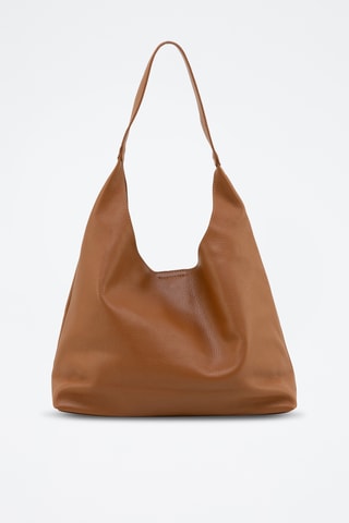 Leren Trendy Handtas Briana - Camel