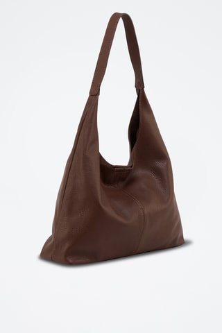 Leren Trendy Handtas Briana - Donkerbruin