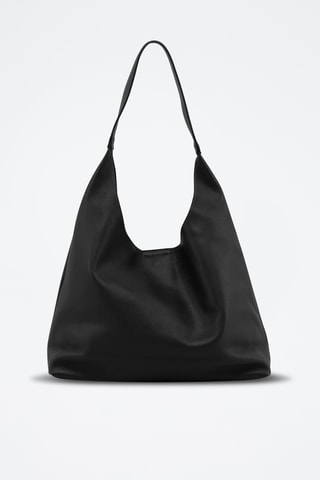 Leren Trendy Handtas Briana - Zwart